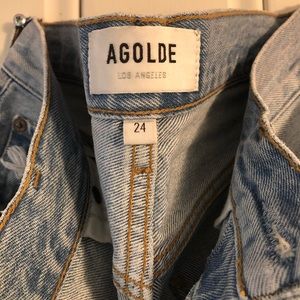 Agolde 90s Mid Rise Loose Fit: Snapshot, Size 24